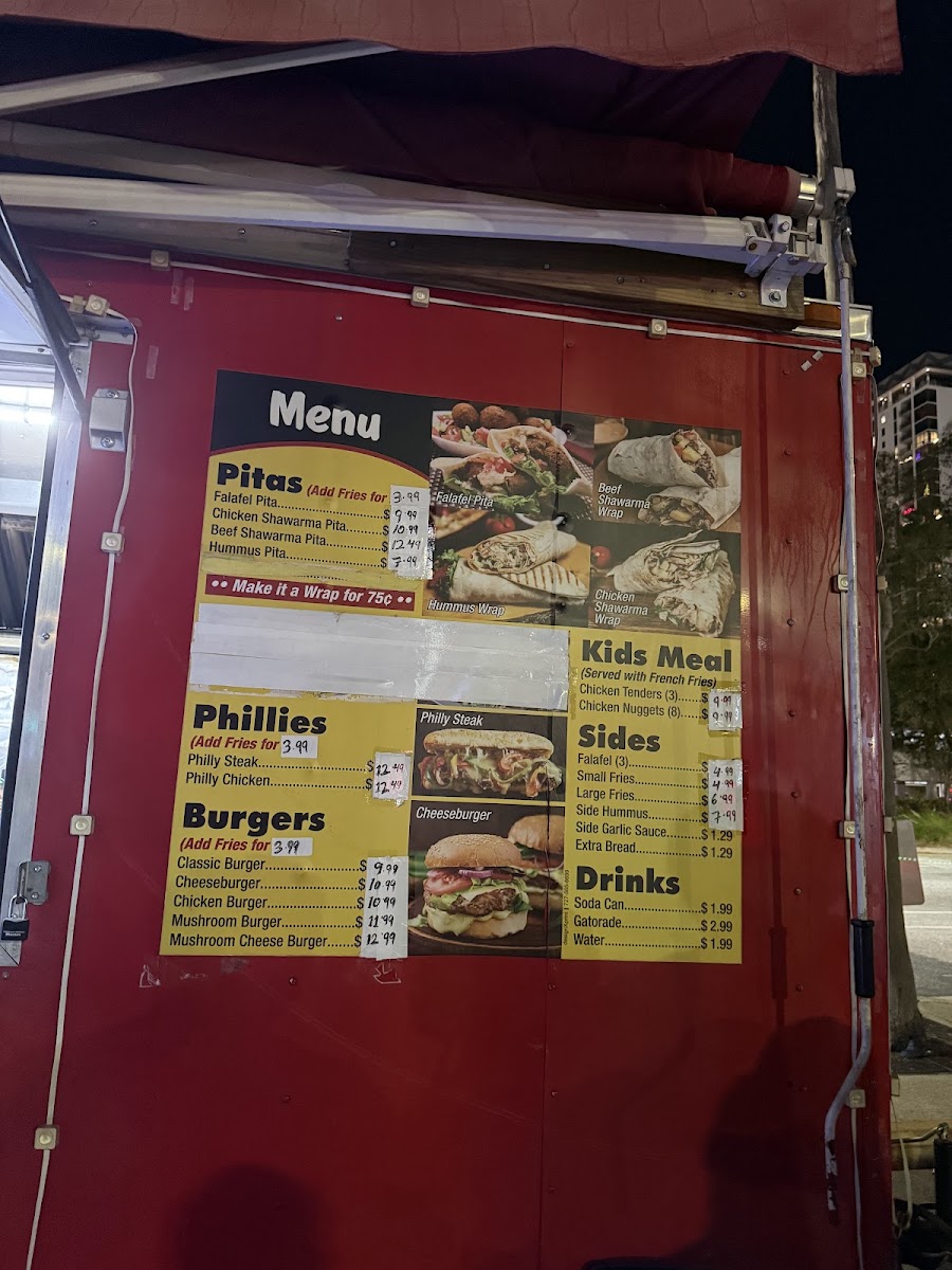 Mays alreem halal food truck Menu - Image 1
